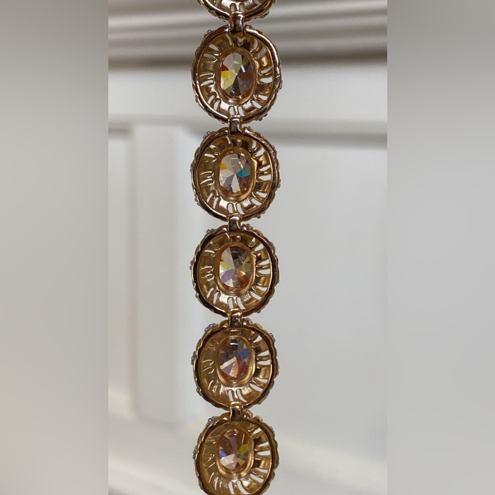 Ross Simmons 18k Gold Over 925 Sterling Silver Tourmaline Gemstones Bracelet - Picture 10 of 16